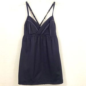 LULULEMON Dark Plum Criss Cross Tank Size 4 EUC